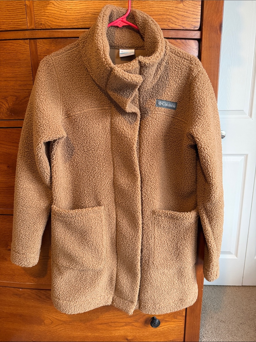Columbia Teddy Fleece Jacket in Camel Brown